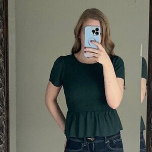 Old Navy NWOT Smocked Ruffle Sleeve Top Size S